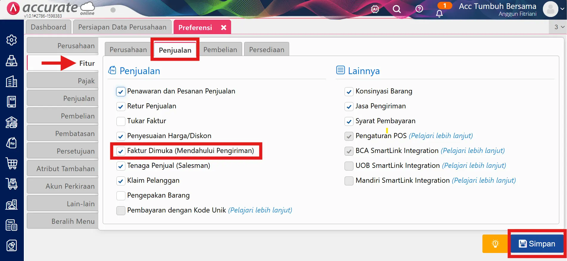 2 Faktur Penjualan Di Muka